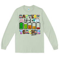 Matcha battery life of a teacher Long Sleeve Tee - AdoDesignShop
