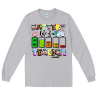 Moon Dust battery life of a teacher Long Sleeve Tee - AdoDesignShop