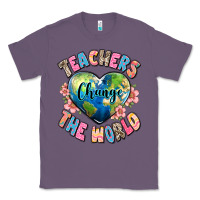 Lavender teachers change the world Classic Tee - JahusDesignShop