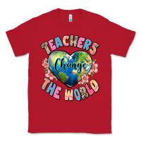 Red teachers change the world Classic Tee - JahusDesignShop
