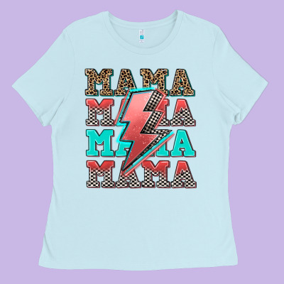 Racing Mama Ladies Tee Designed By Adodesignshop