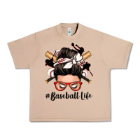 Burro baseball life messy bun Urban Heavy Tee - Zillion Design Studio