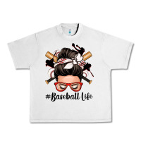 Lunar Rock baseball life messy bun Urban Heavy Tee - Zillion Design Studio