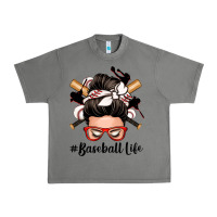 Tornado baseball life messy bun Urban Heavy Tee - Zillion Design Studio