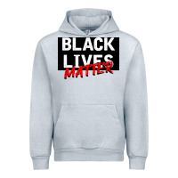 Heather Grey Black Lives Matter Urban Hoodie - Bettercallsaul