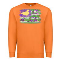 Carrot mardi gras duck call flag Premium Sweatshirt - MaliasSmallBusiness