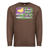 Chestnut mardi gras duck call flag Premium Sweatshirt - MaliasSmallBusiness