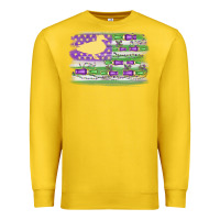 Lemon mardi gras duck call flag Premium Sweatshirt - MaliasSmallBusiness