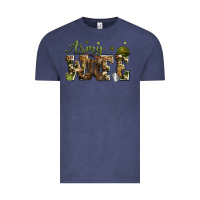 Vintage Denim army wife Vintage Tee - Zillion Design Studio