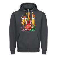 Smoke new year party champagne Zipper Hoodie - AdoDesignShop