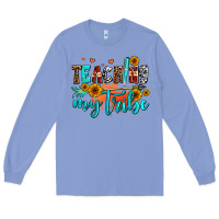 Colony Blue teaching my tribe Long Sleeve Tee - AdoDesignShop