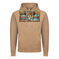 Vintage Coffee Boho bull skull and serape Vintage Hoodie - RanaPortraitStore