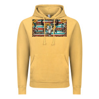 Vintage Mustard Boho bull skull and serape Vintage Hoodie - RanaPortraitStore