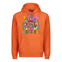 Carrot Easter Day Rainbow Premium Hoodie - BundleAndBundleShop