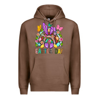 Chestnut Easter Day Rainbow Premium Hoodie - BundleAndBundleShop