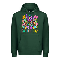 Sports Green Easter Day Rainbow Premium Hoodie - BundleAndBundleShop
