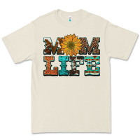 Bone western cowhide leopard turquoise  leather aztec sunflower mom Premium Tee - Artiststas