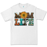 White western cowhide leopard turquoise  leather aztec sunflower mom Premium Tee - Artiststas