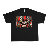 Black baseball mom messy bun Urban Heavy Tee - Zillion Design Studio