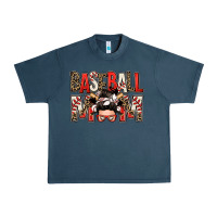 Midnight Navy baseball mom messy bun Urban Heavy Tee - Zillion Design Studio
