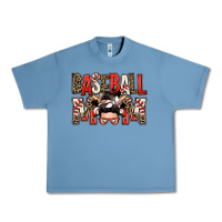 Pebble Blue baseball mom messy bun Urban Heavy Tee - Zillion Design Studio
