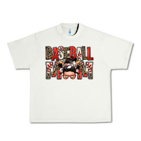 Pistachio baseball mom messy bun Urban Heavy Tee - Zillion Design Studio