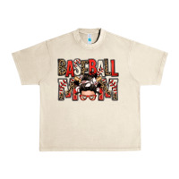 Sandshell baseball mom messy bun Urban Heavy Tee - Zillion Design Studio