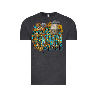 Vintage Black small town proud Vintage Tee - Zillion Design Studio