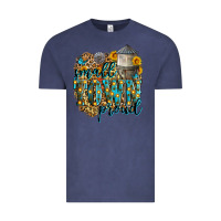 Vintage Denim small town proud Vintage Tee - Zillion Design Studio