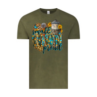 Vintage Olive small town proud Vintage Tee - Zillion Design Studio