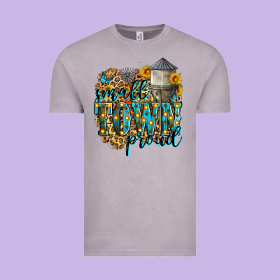 Small Town Proud Vintage Tee Designed By Zillion Design Studio