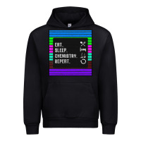 Black Eat Sleep Chemıstray Repeat Urban Hoodie - Bettercallsaul