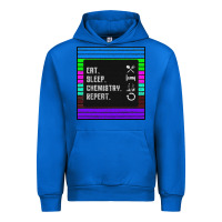 Cobalt Eat Sleep Chemıstray Repeat Urban Hoodie - Bettercallsaul