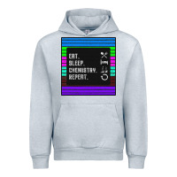 Heather Grey Eat Sleep Chemıstray Repeat Urban Hoodie - Bettercallsaul