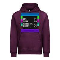 Mauve Wine Eat Sleep Chemıstray Repeat Urban Hoodie - Bettercallsaul