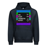Navy Eat Sleep Chemıstray Repeat Urban Hoodie - Bettercallsaul