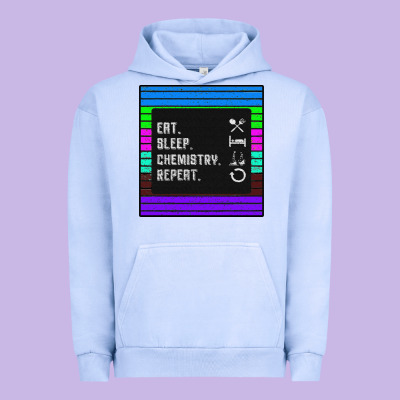 Eat Sleep Chemıstray Repeat Urban Hoodie Designed By Bettercallsaul