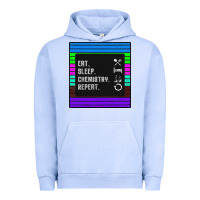 Pigment Grape Ice Eat Sleep Chemıstray Repeat Urban Hoodie - Bettercallsaul