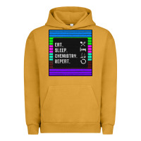Pigment Peanut Butter Eat Sleep Chemıstray Repeat Urban Hoodie - Bettercallsaul