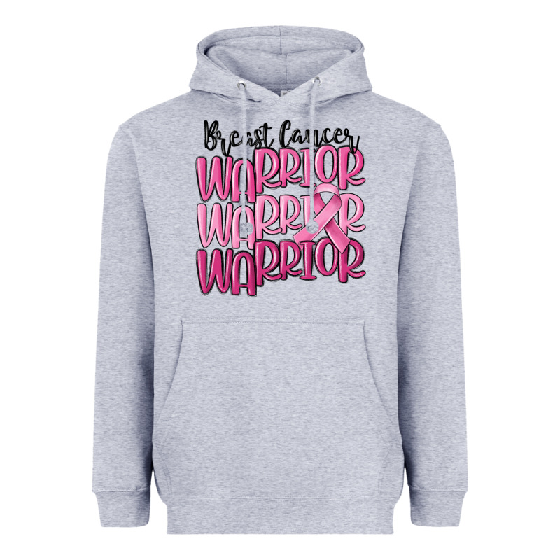 Breast Cancer Warrior Heavyweight Hoodie by MaliasSmallBusiness | Teevron