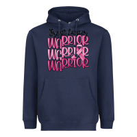 Navy breast cancer warrior Heavyweight Hoodie - MaliasSmallBusiness