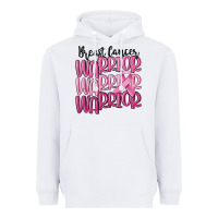 White breast cancer warrior Heavyweight Hoodie - MaliasSmallBusiness