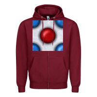 Burgundy Glitter 4th Of July Seamless Pattern Zipper Hoodie - BundleAndBundleShop