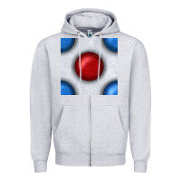 Heather Grey Glitter 4th Of July Seamless Pattern Zipper Hoodie - BundleAndBundleShop