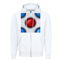 White Glitter 4th Of July Seamless Pattern Zipper Hoodie - BundleAndBundleShop