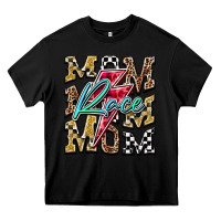 Black Mom Race Heavy Core Tee - RacoonDesign