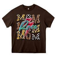 Chocolate Brown Mom Race Heavy Core Tee - RacoonDesign