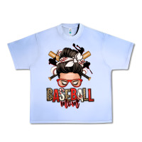 Grape Ice baseball mom messy bun Urban Heavy Tee - Zillion Design Studio