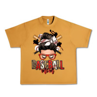 Peanut Butter baseball mom messy bun Urban Heavy Tee - Zillion Design Studio