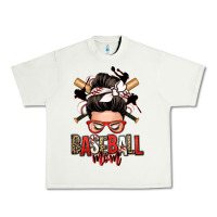 Pistachio baseball mom messy bun Urban Heavy Tee - Zillion Design Studio